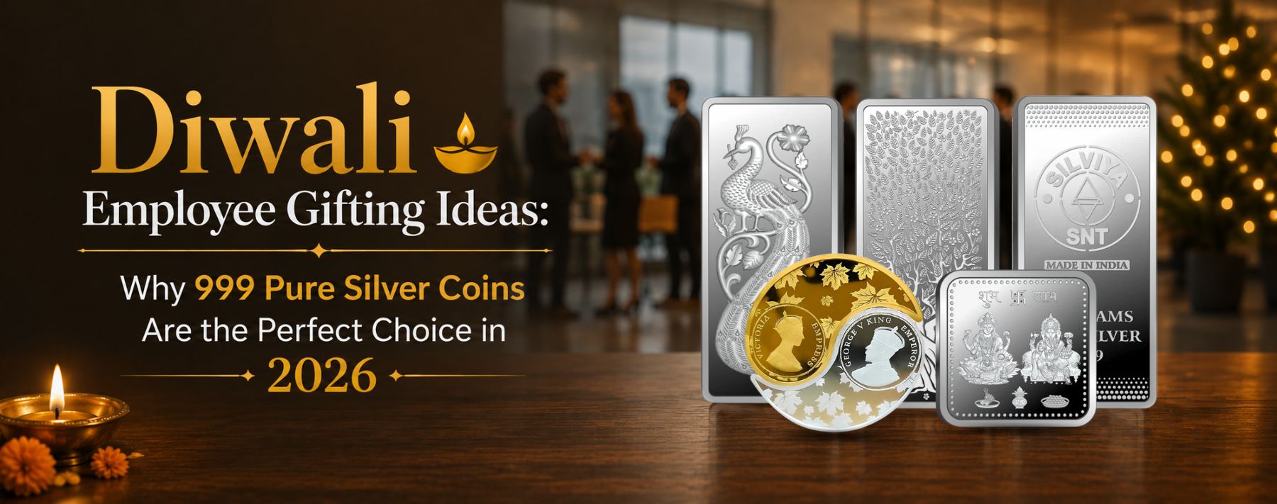 Diwali Employee Gifting Ideas: Why 999 Pure Silver Coins Are the Perfect Choice in 2026