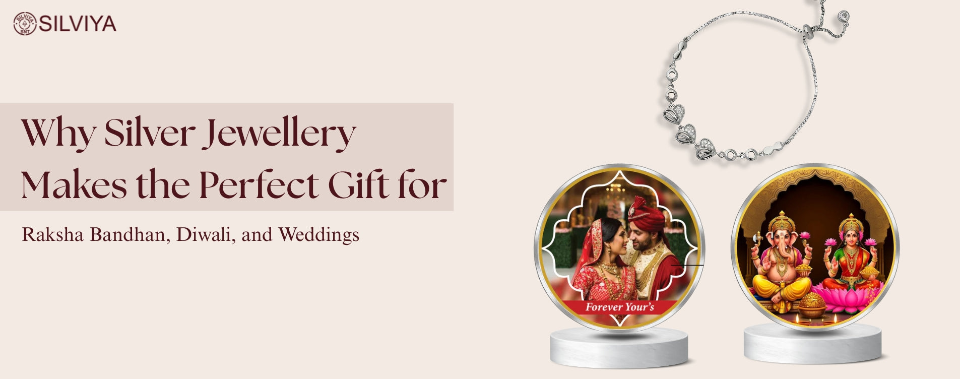 Silver Jewellery Gifts for Rakhi, Diwali & Weddings
