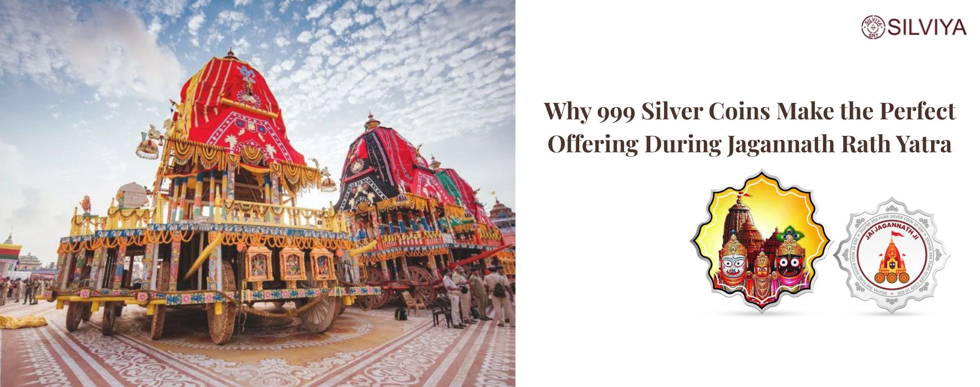 Jagannath Rath Yatra, 999 silver coins
