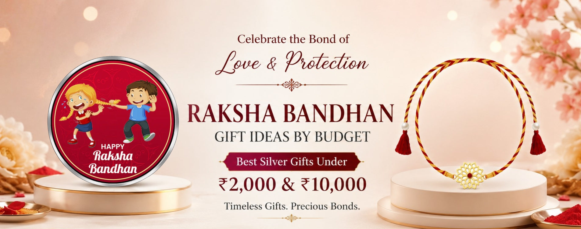 Raksha Bandhan Gift Ideas by Budget: Best Silver Gifts Under ₹2,000 & ₹10,000 (2026 Guide)