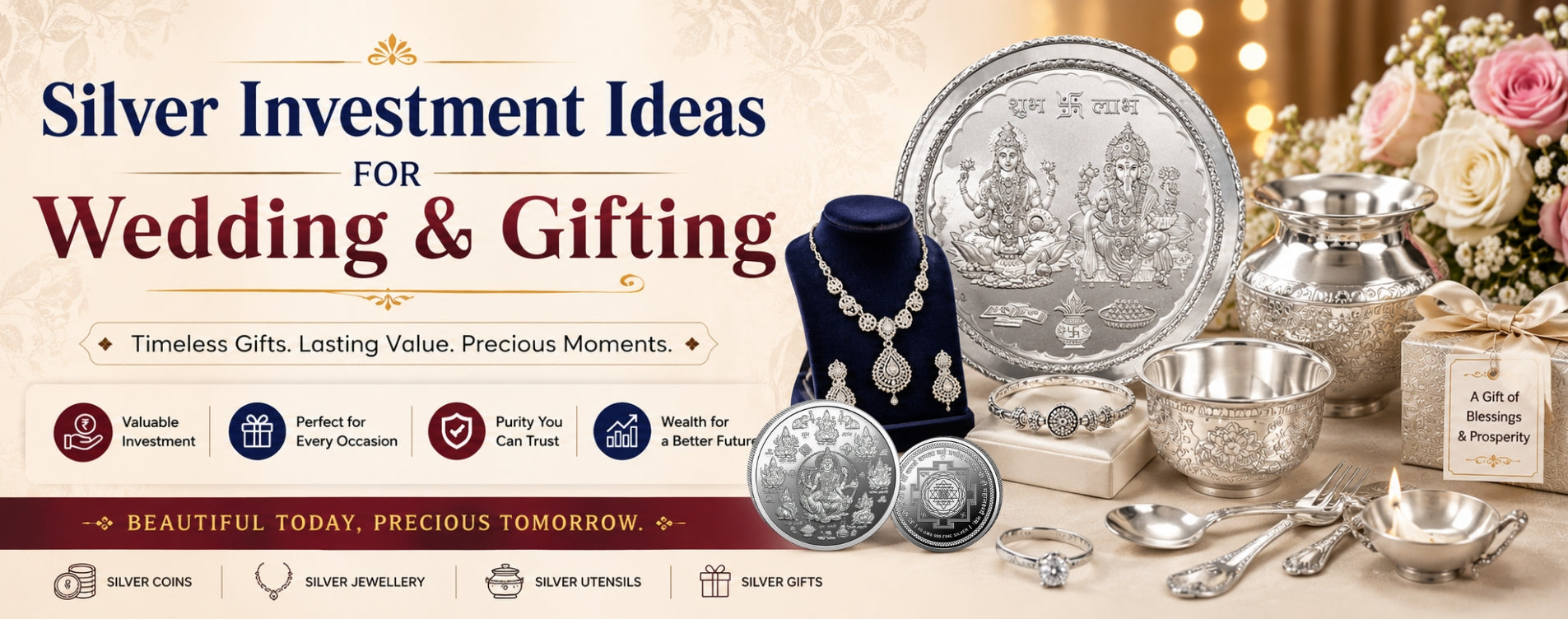 Silver Investment Ideas for Wedding & Gifting