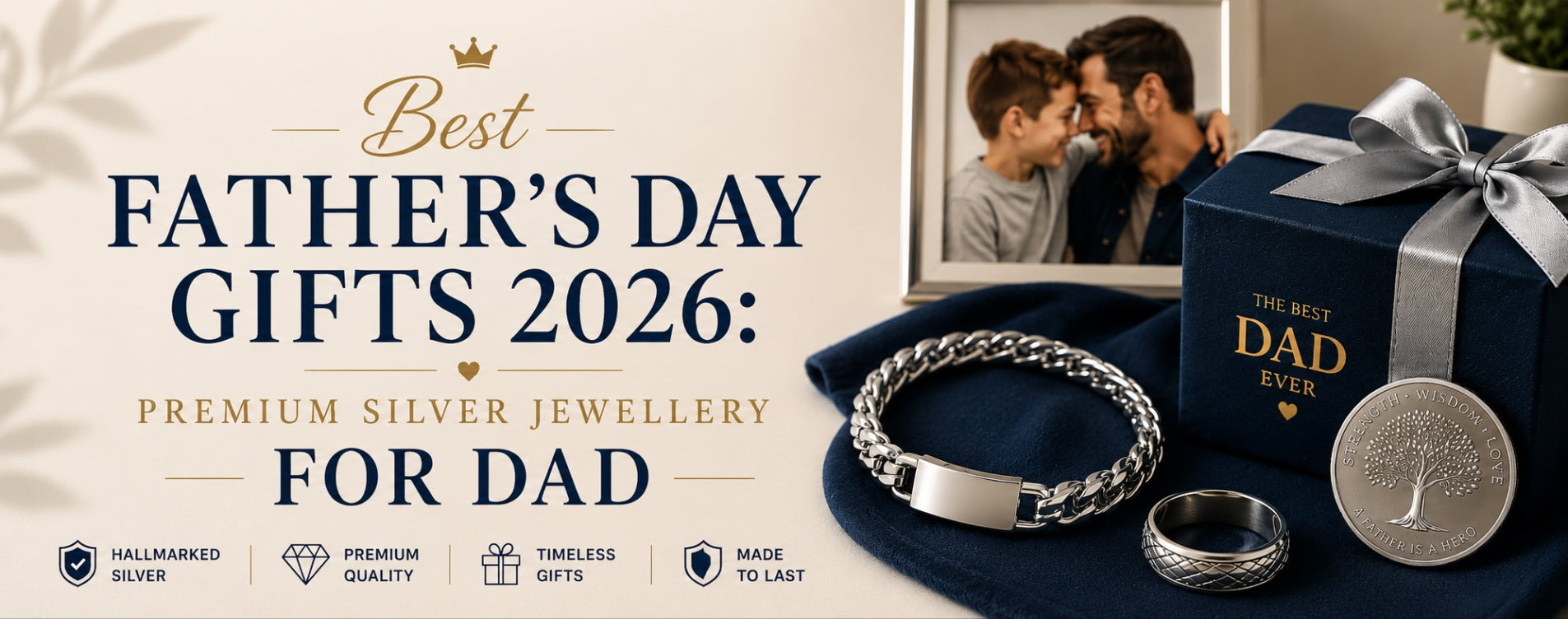 Best Father's Day Gifts 2026: Premium Silver Jewelry for Dad