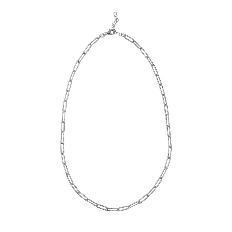 925 Silver Curved Link Chain