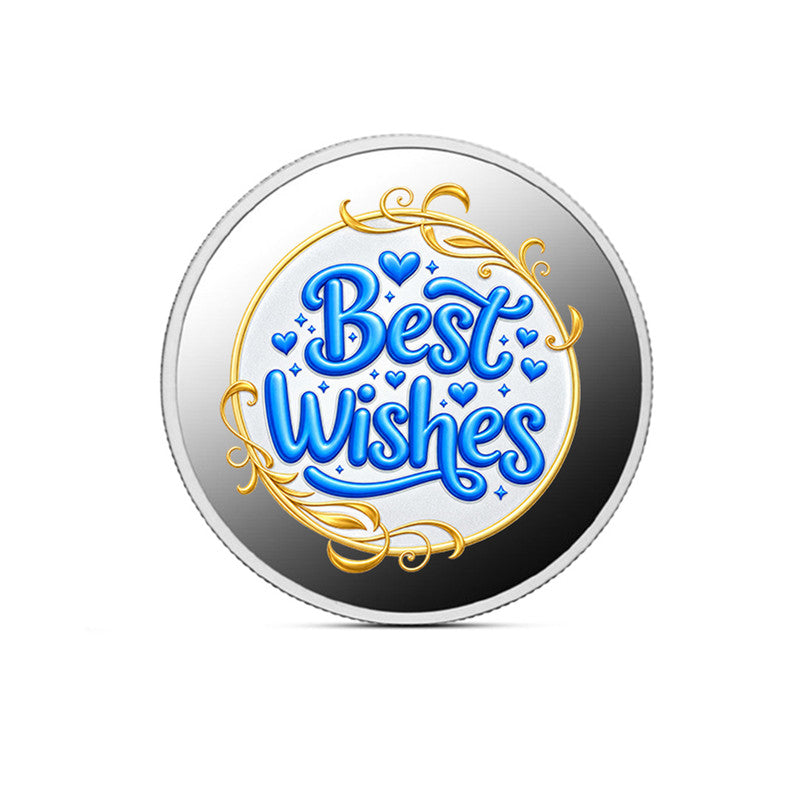 Best Wishes 999 Pure Silver Coin With Gift Box