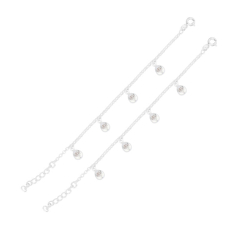Hanging Oval Baby Anklet