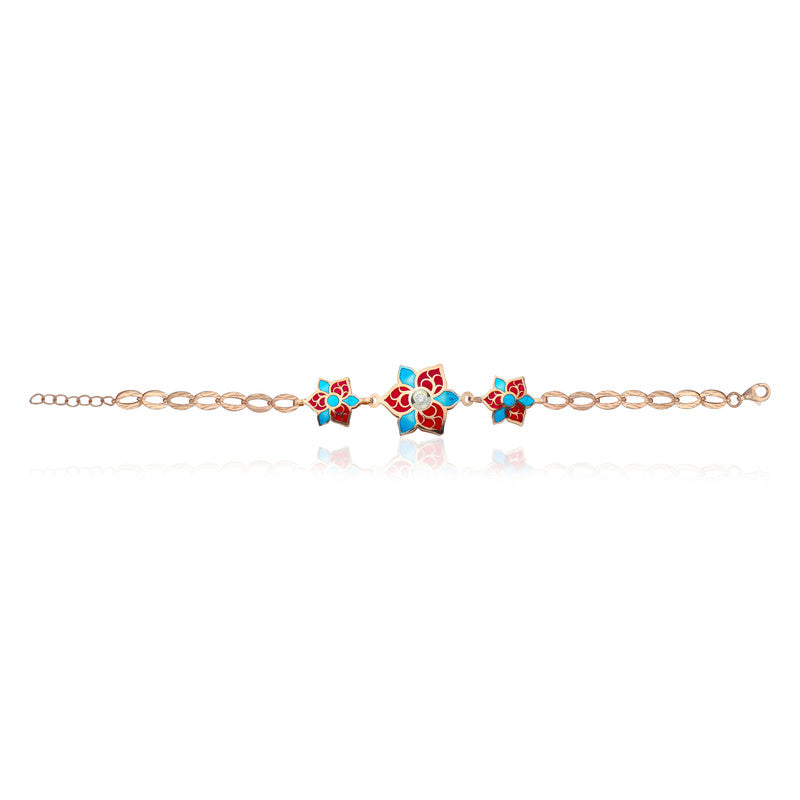 Queen Petals Silver Bracelet
