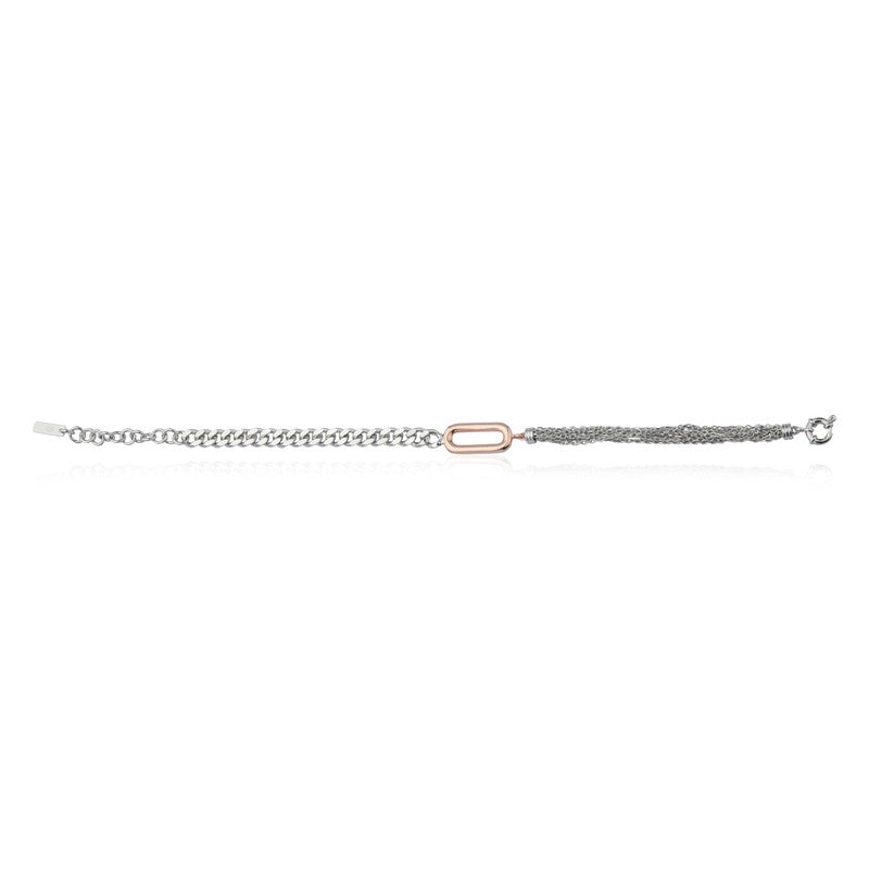 Hammered 925 Silver Bracelet