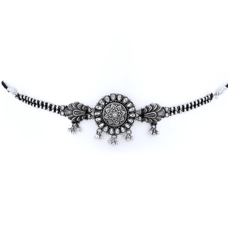 925 Oxidised Silver Twin Kemp Layered Necklace