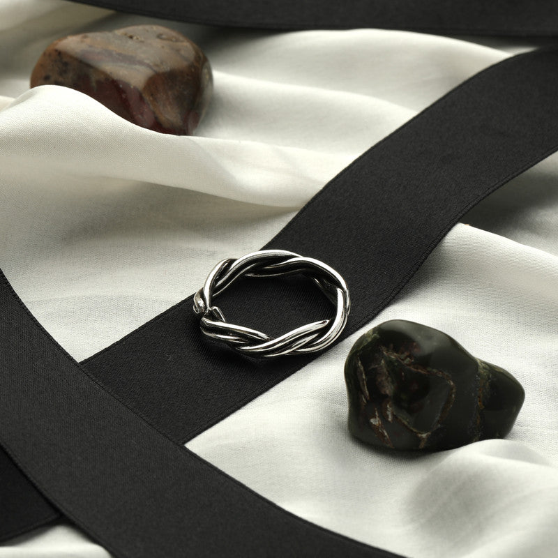 925 Silver Twist Antique Ring