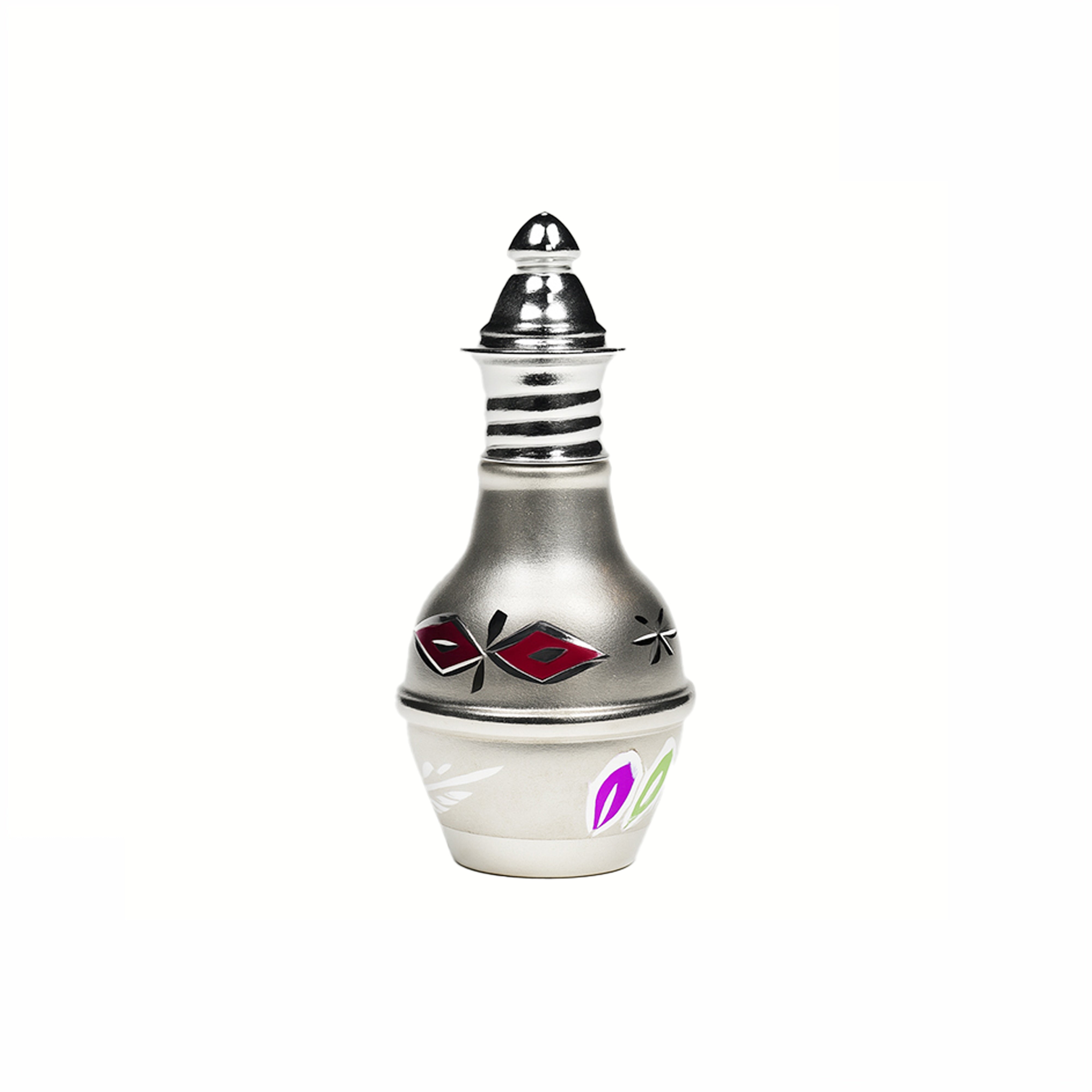 925 Silver Antique Finish Sindoor Dabbi with Stick