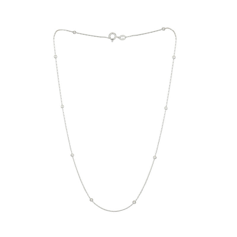 925 Silver Ball Chain for Diwali gifting, elegant festive jewelry for men and women
