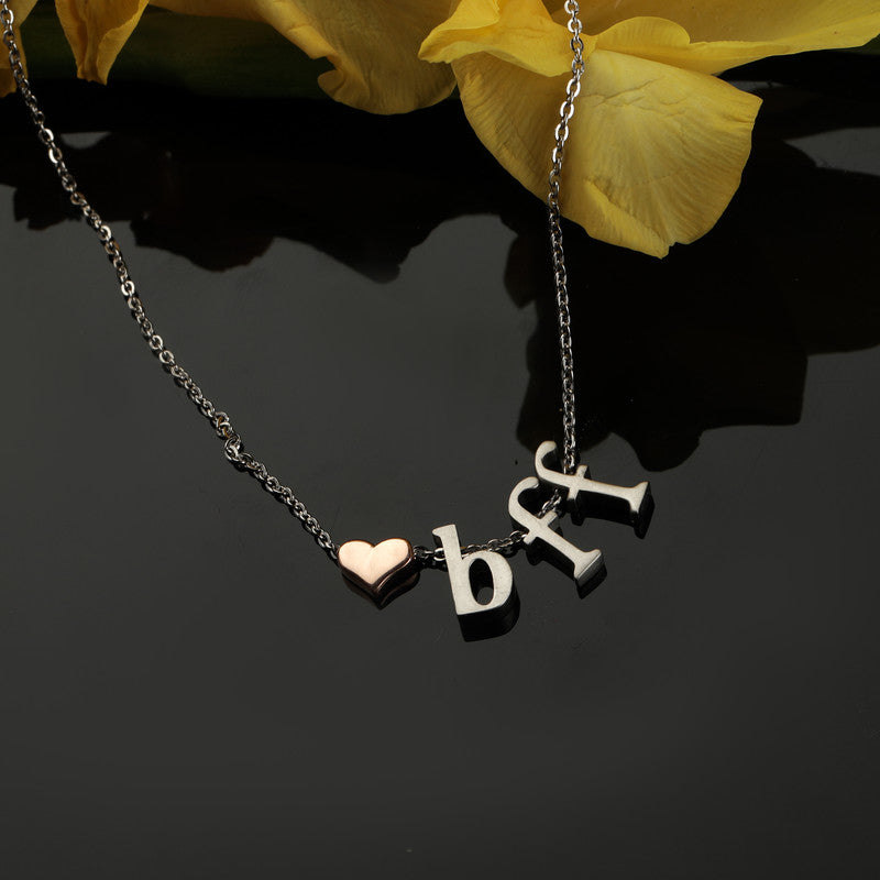 Beautiful 925 Silver Best Friend Necklace displayed in a festive flatlay – thoughtful silver gift for best friends and loved ones.