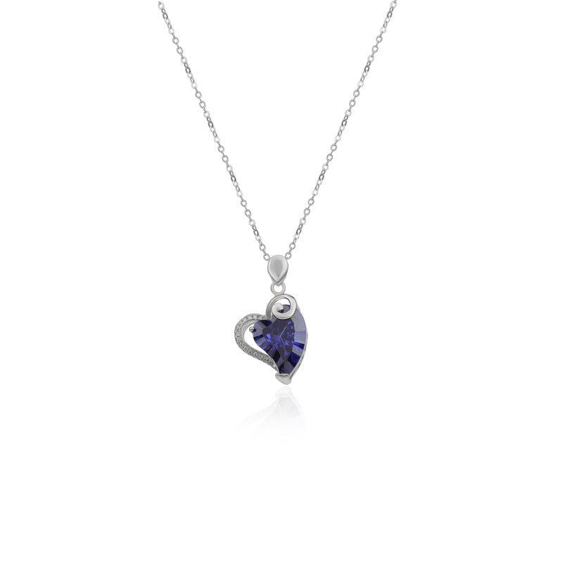 925 Silver Classic Heart Pendant for festive gifting