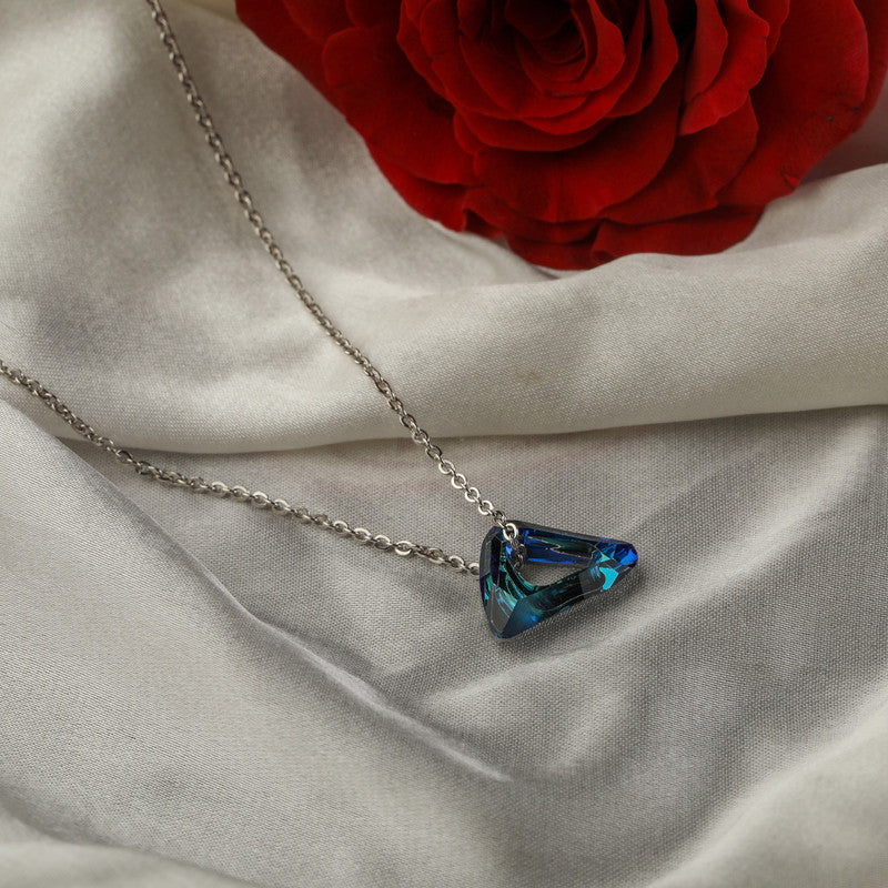 Pure 925 Silver Crystal Pendant perfect for Raksha Bandhan, Diwali, and wedding gifts