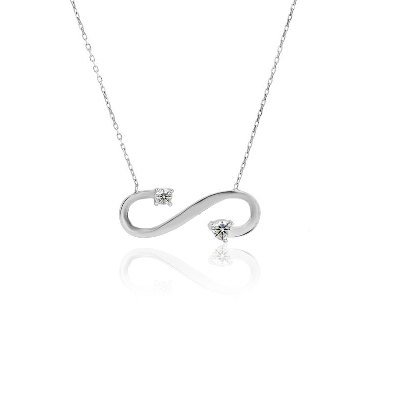 925 Silver S-Shape Pendant for Diwali gifting, elegant festive jewelry for women