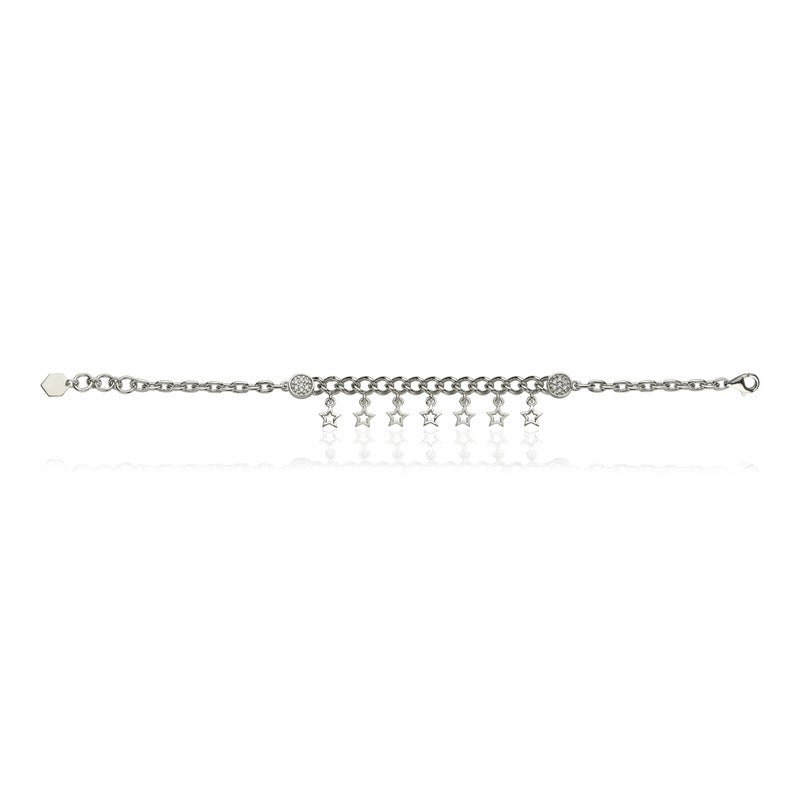 Shimmering 925 Silver Starry Night Bracelet – Premium festive-ready silver accessory for gifting.