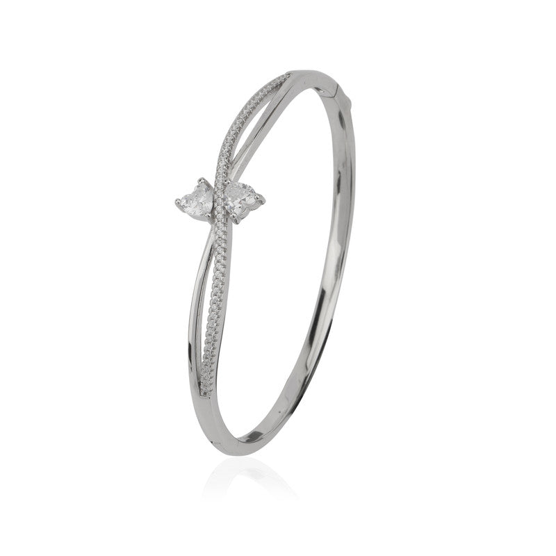 925 Silver Twisted Bracelet for Festive Gifting – Elegant Sterling Silver Jewelry for Raksha Bandhan, Diwali & Wedding Celebrations
