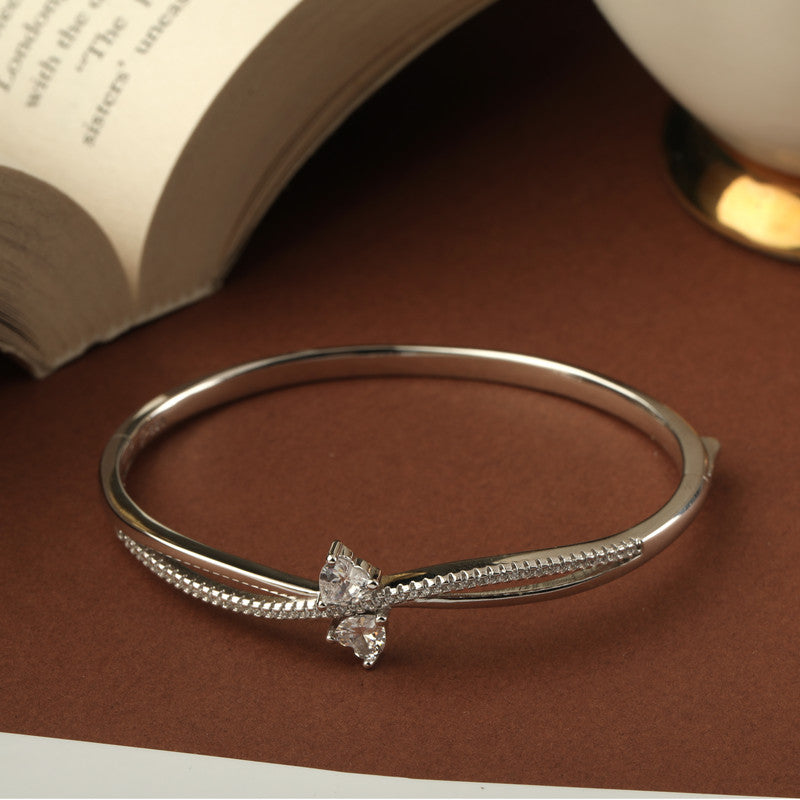 925 Silver Twisted Bracelet – Perfect Festive Silver Gift for Rakhi, Karwa Chauth & Diwali