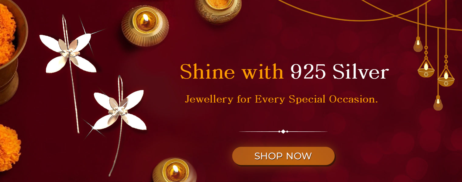 925 silver jewellery for the festive season.