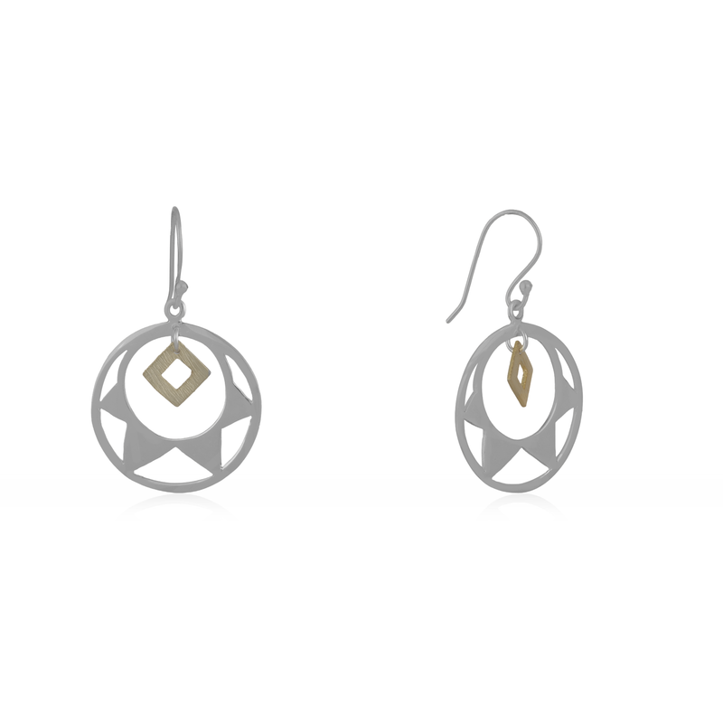 Elegant 925 sterling silver gemstone earrings for women