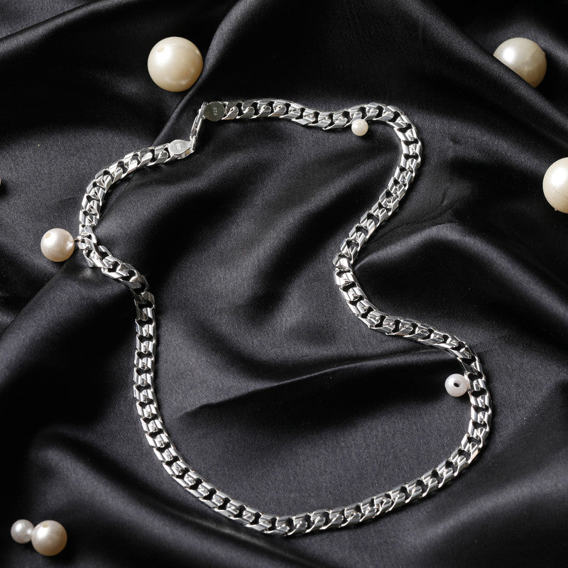 Silver Heavy CURB 8 Chain