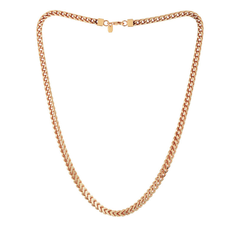 Classy Marvel 925 Silver Rose Gold Chain – Diwali gift jewelry with premium festive appeal