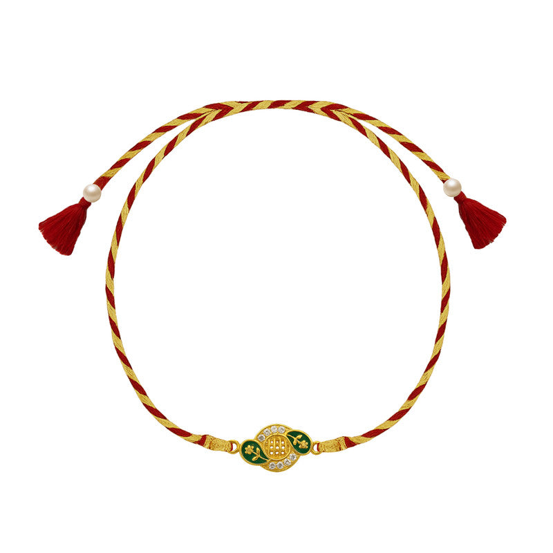 Silver rakhi for brother with Nakshatra Meena art – original silver rakhi design with price for Raksha Bandhan