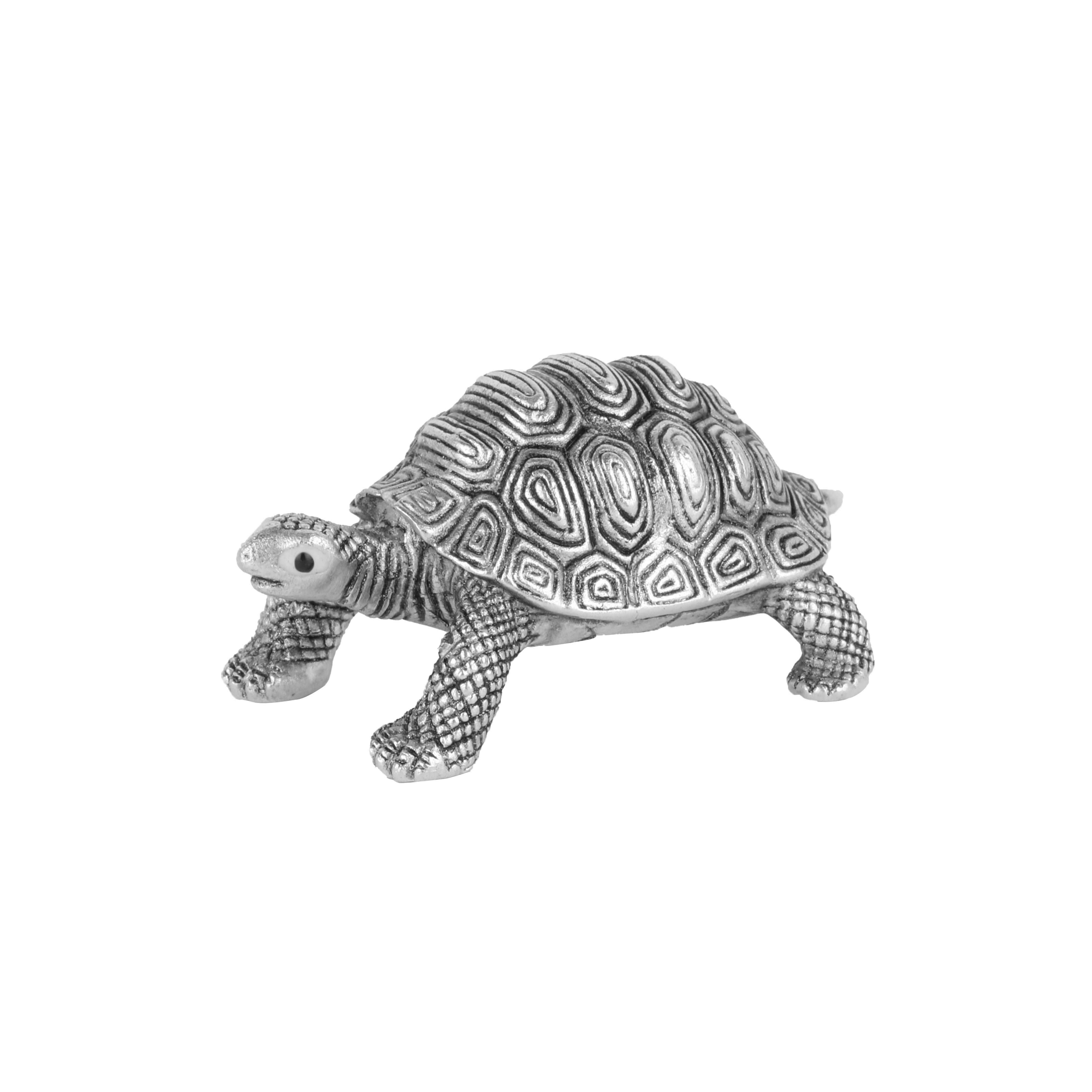 925 Silver 3D Tortoise for Good Luck