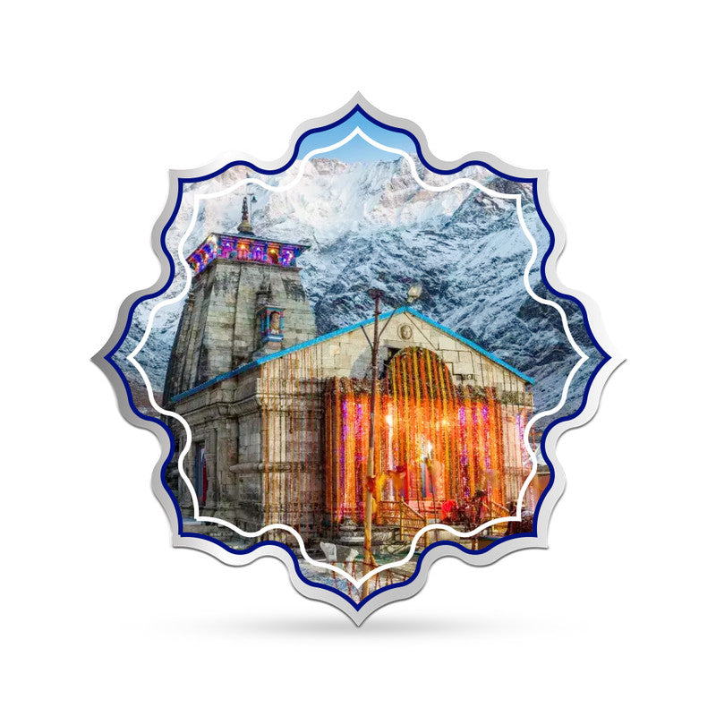 Kedarnath Dham 999 Pure Silver Coin Lotus Shape