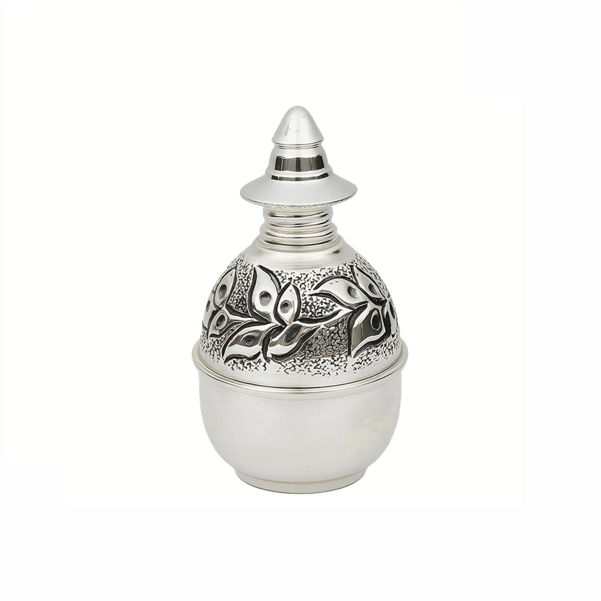 925 Silver Antique Finish Sindoor Dabbi with Stick