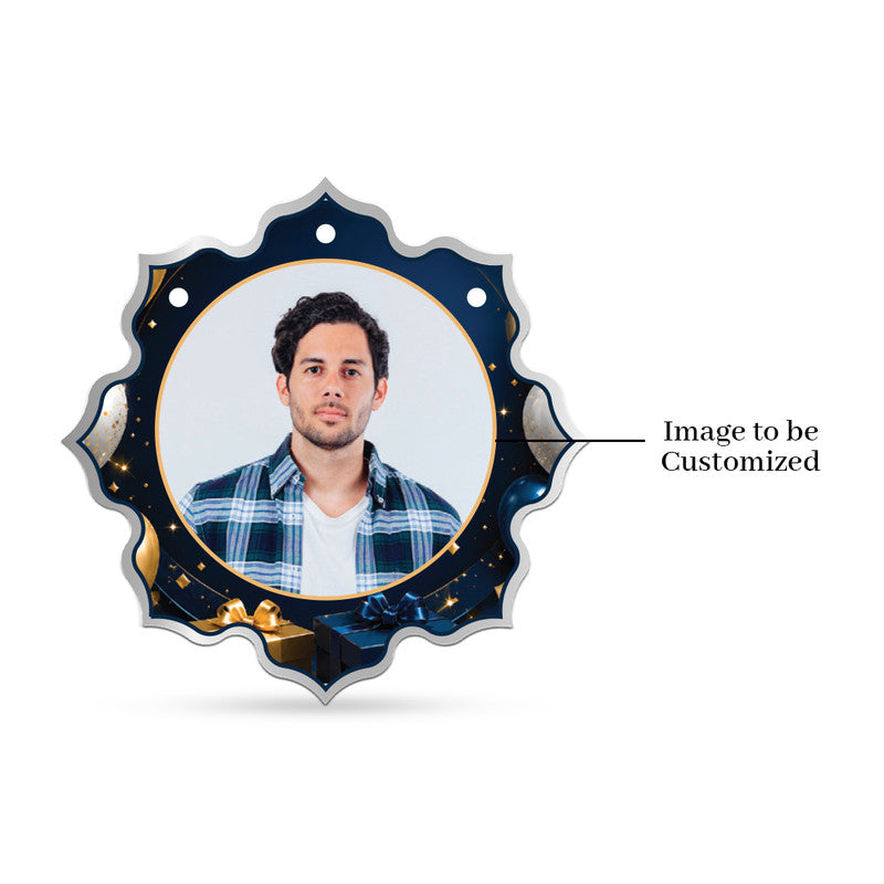 Front Design of Happy Birthday Personalized 999 Pure Silver Lotus Coin