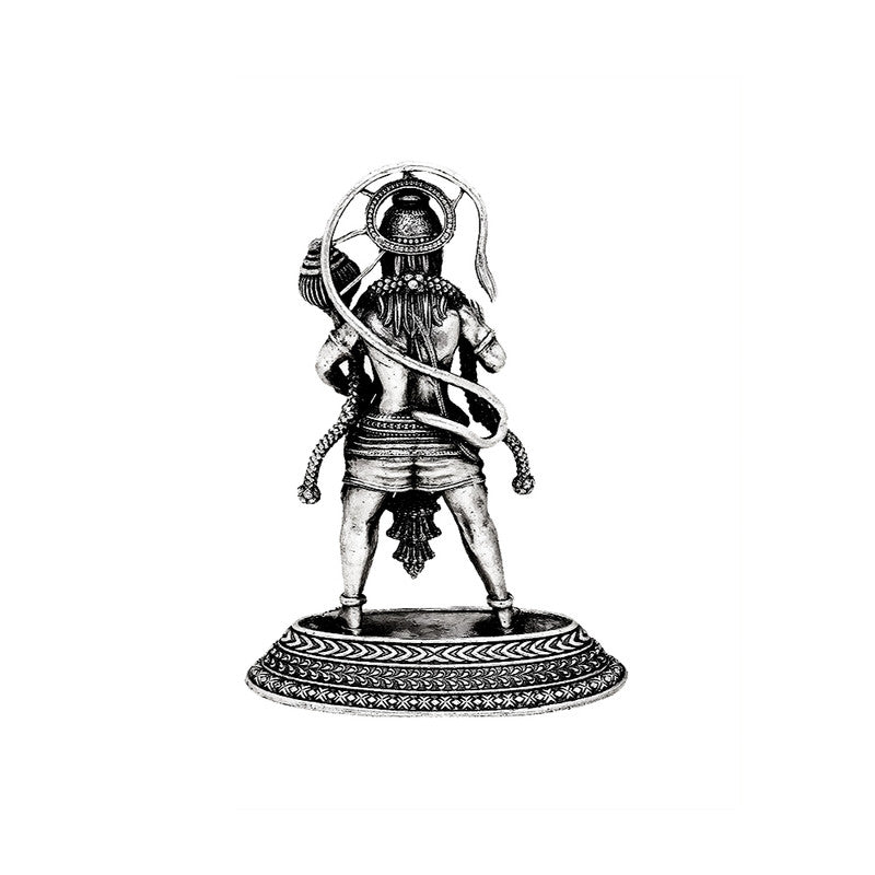 925 Silver Hanuman Ji 3D Idol
