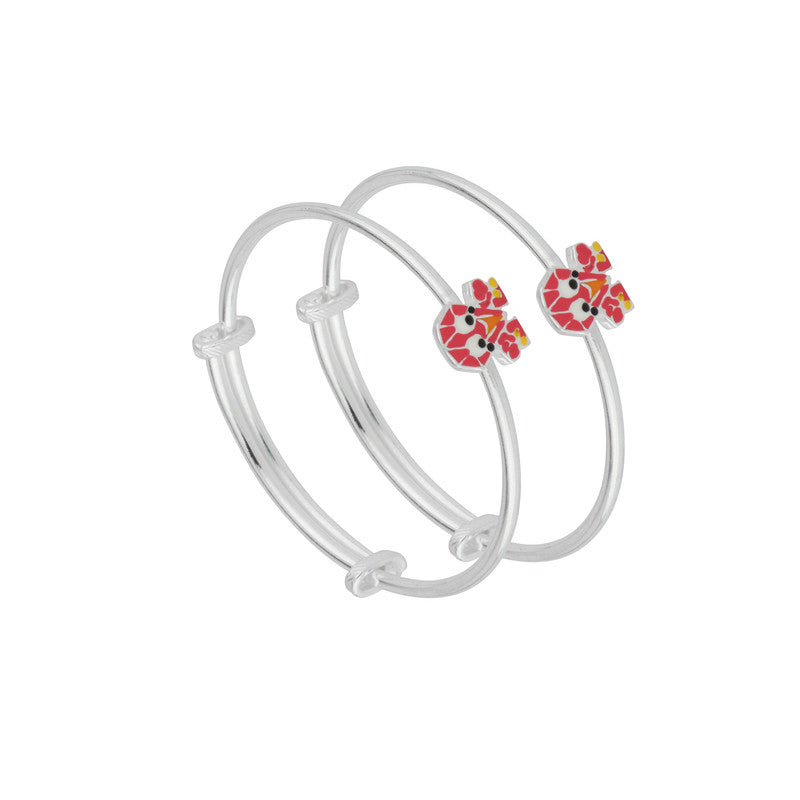 Kids Silver Octo Kada in 925 Sterling Silver with Cute Octopus Charm Design