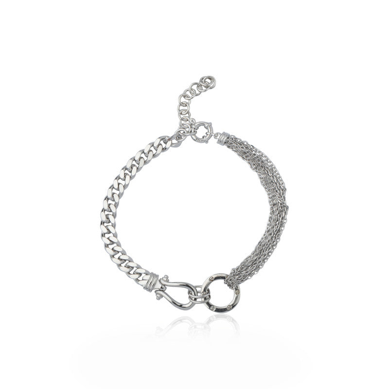 Kira 925 Silver Bracelet – Elegant festive jewelry for Diwali, Navratri, and gifting