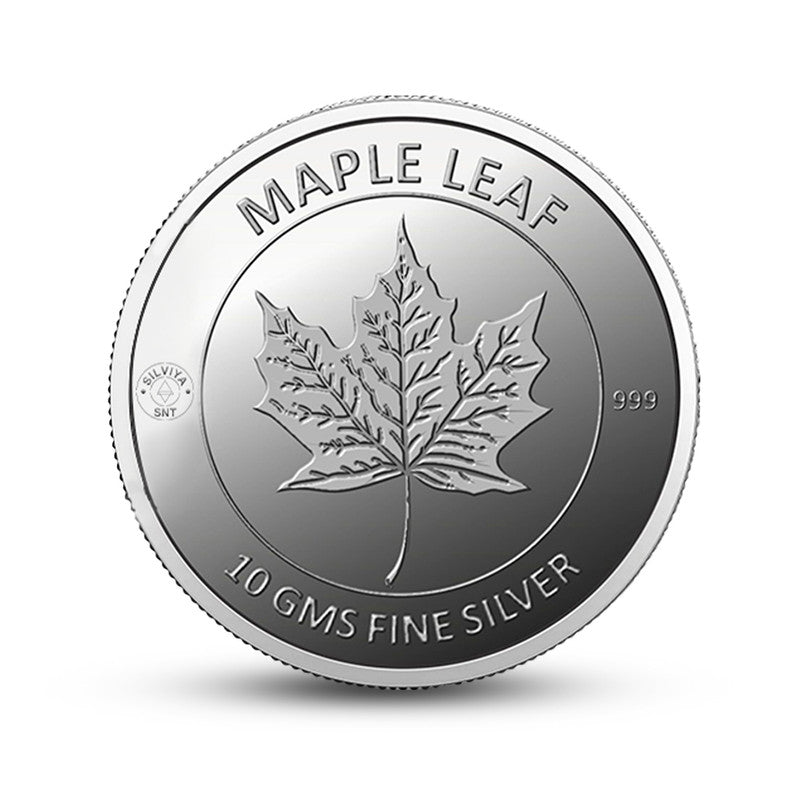 Christmas Tree 999 Silver Coin Round Frame backside