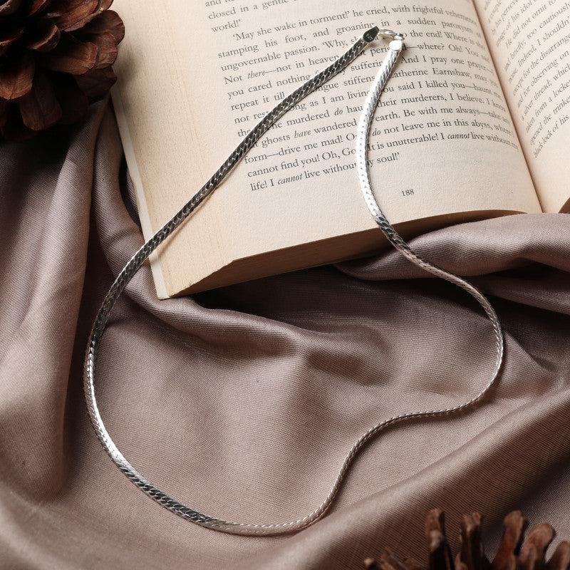 High-quality Men’s Silver Double Curb Chain – polished and elegant men’s jewelry
