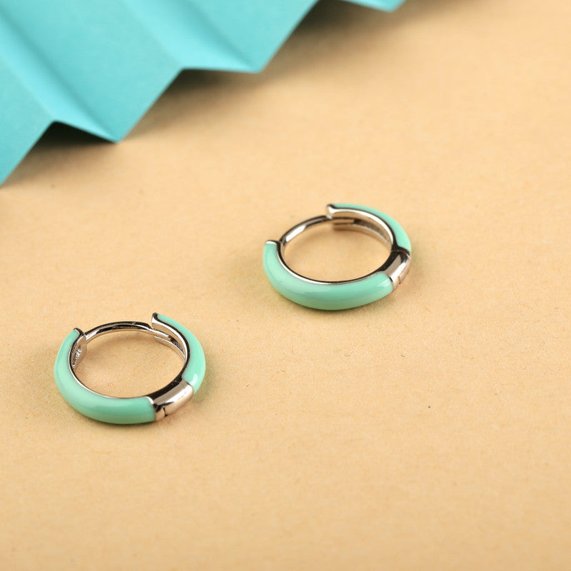 Sterling silver Bali hoop earrings – stylish festive gift for Christmas, New Year, and wedding season.