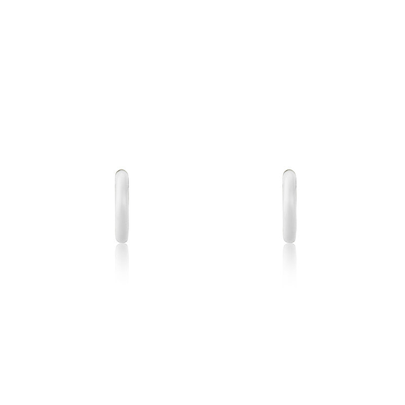 Sterling silver white stone Bali earrings for women – elegant festive jewellery for Diwali, Navratri, and wedding celebrations.