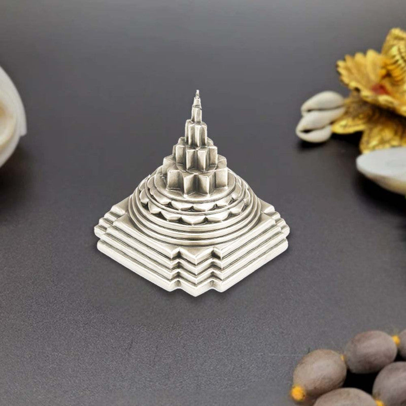 925 Silver Shree Yantra for Home Temple & Office Table