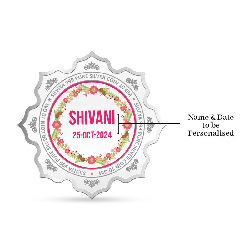 Bundle of Joy 999 Pure Silver Coin Gift for Newborn Lotus