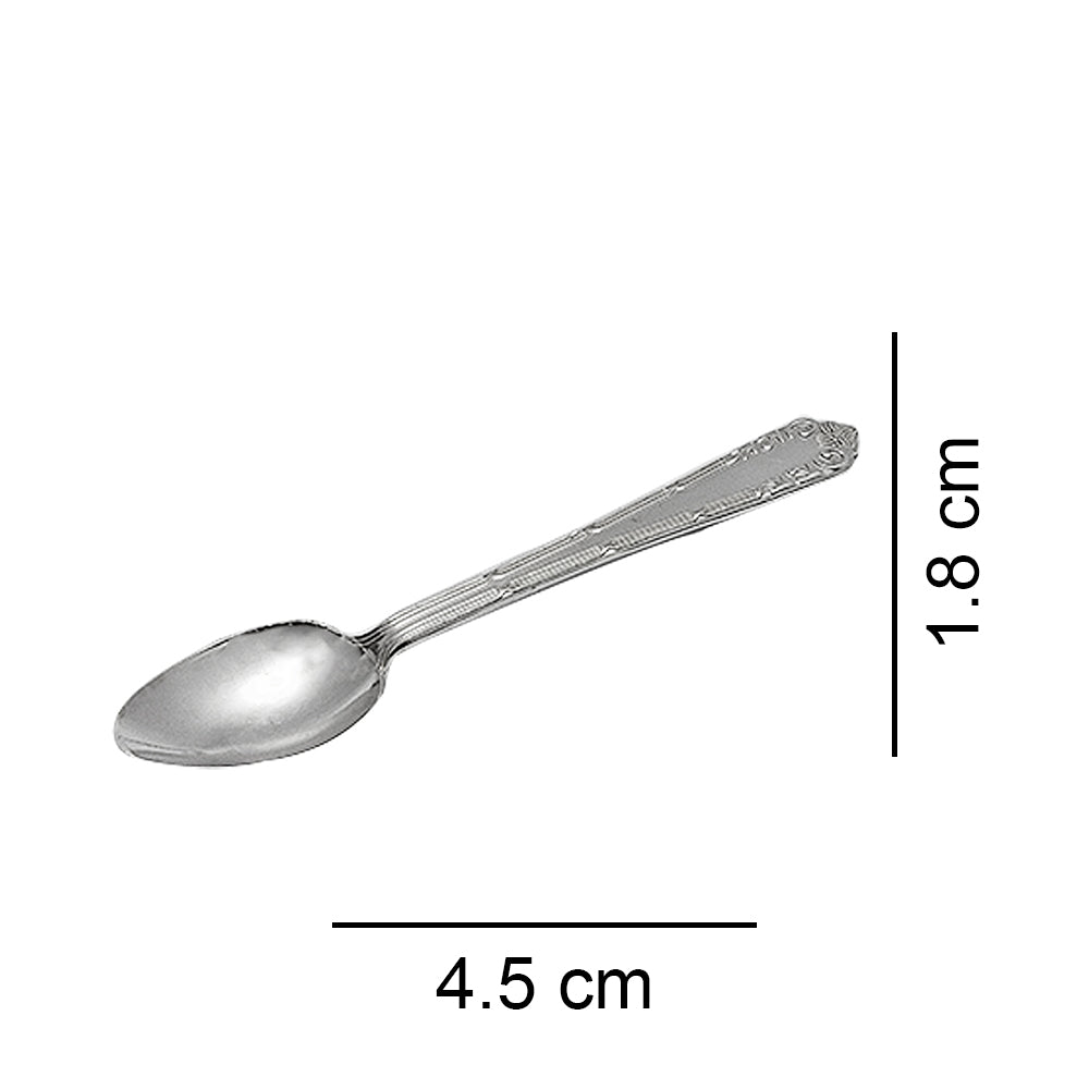 Dimensions of 925 Silver Spoon – size and weight guide for kids and puja use