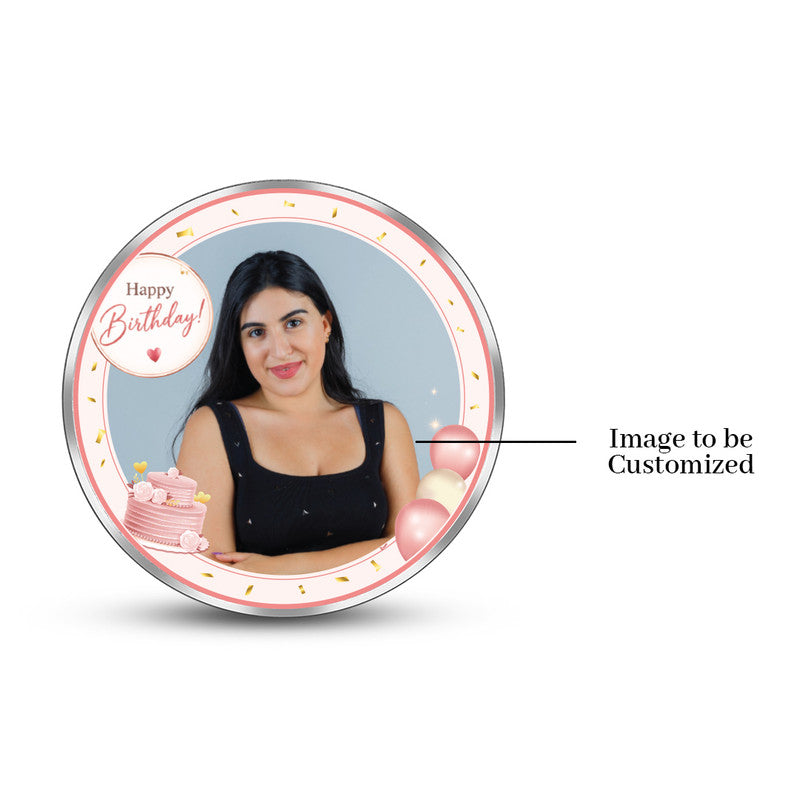 Happy Birthday Personalized 999 Pure Silver Round Coin