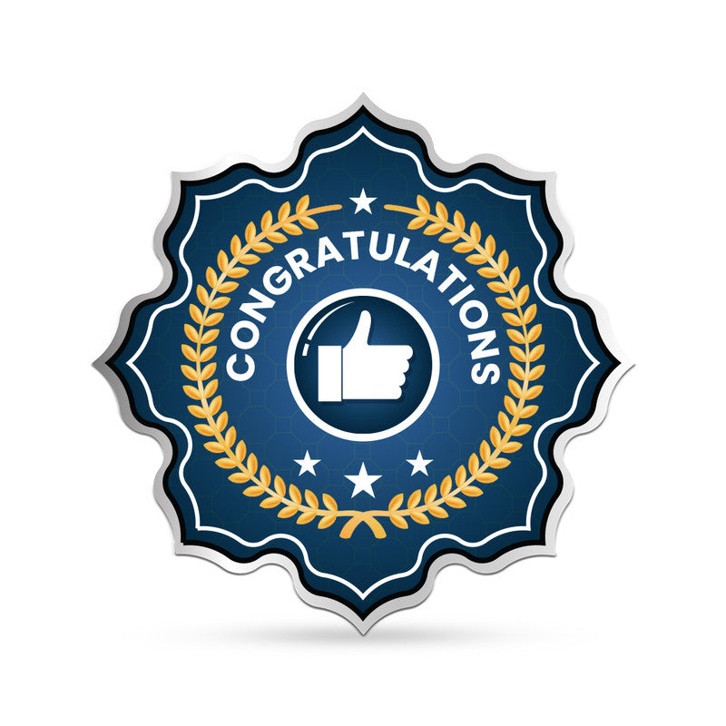 Lotus shape 999 silver coin with personalised work appreciation design