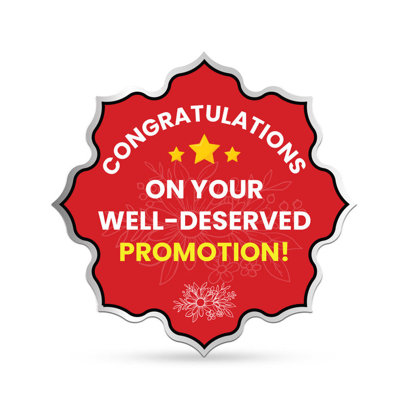 Lotus shape 999 silver coin with personalised corporate promotion design.