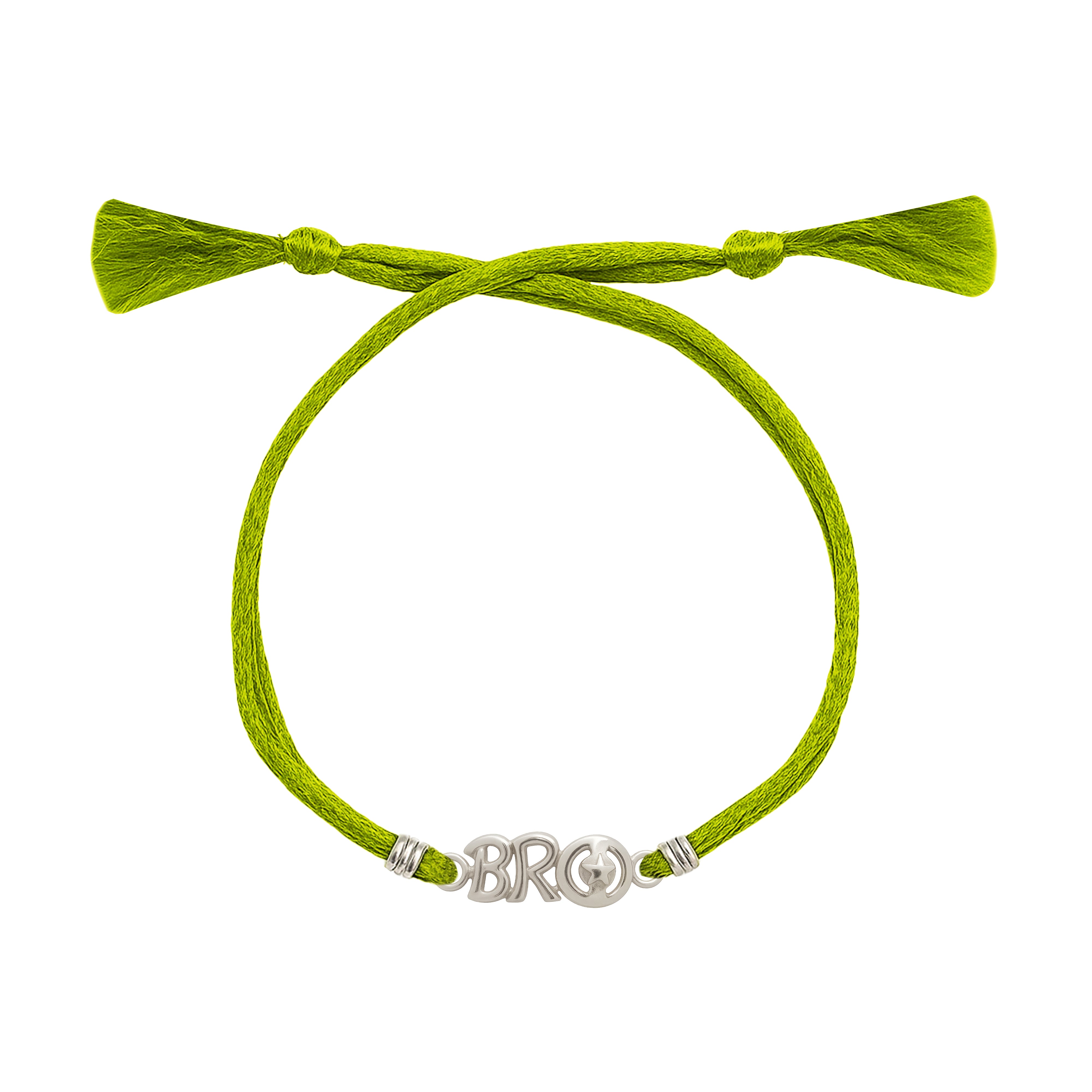 Silver Bro Letter Rakhi For Brother