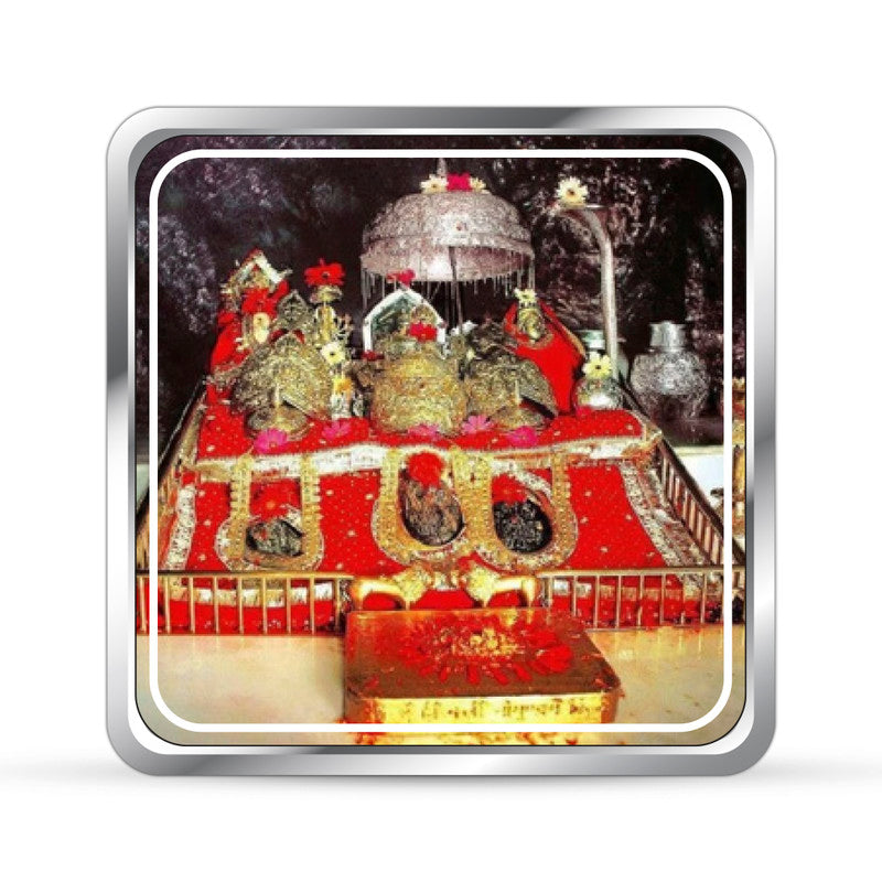999 pure silver coin mata vaishno devi, best for gifting and home temple frontside