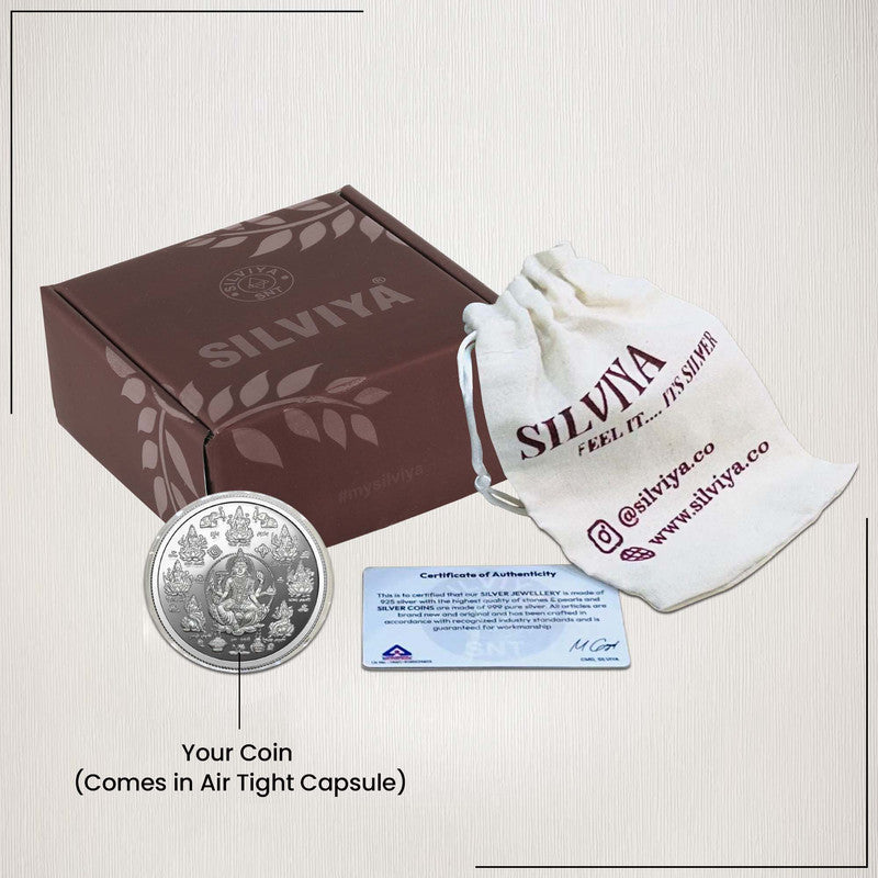 King and Queen 999 Silver Coin Kaju Shape Rose Gold Plating