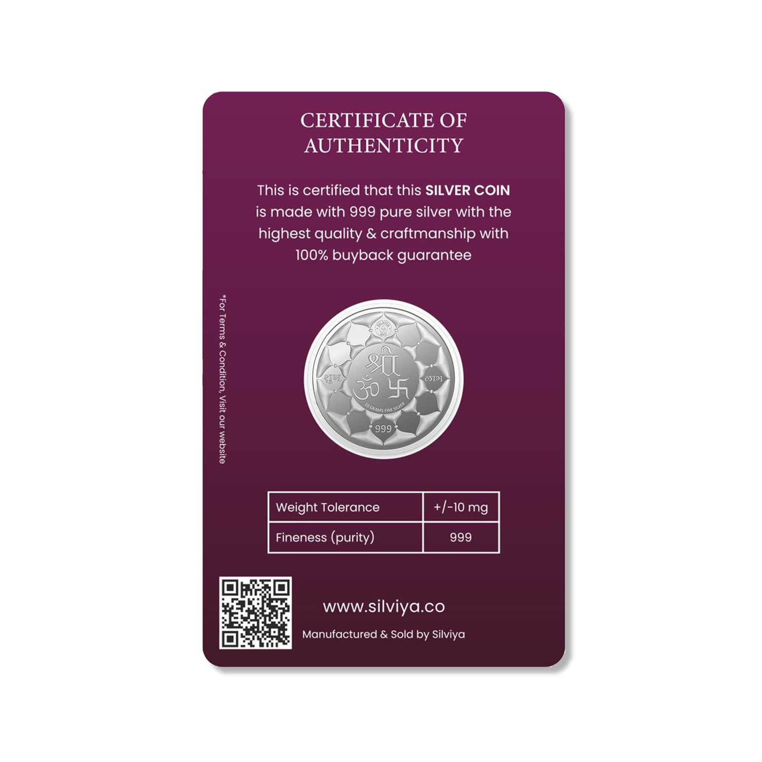 Goddess Laxmi And Lord Ganesha 999 Pure Silver Round Coin