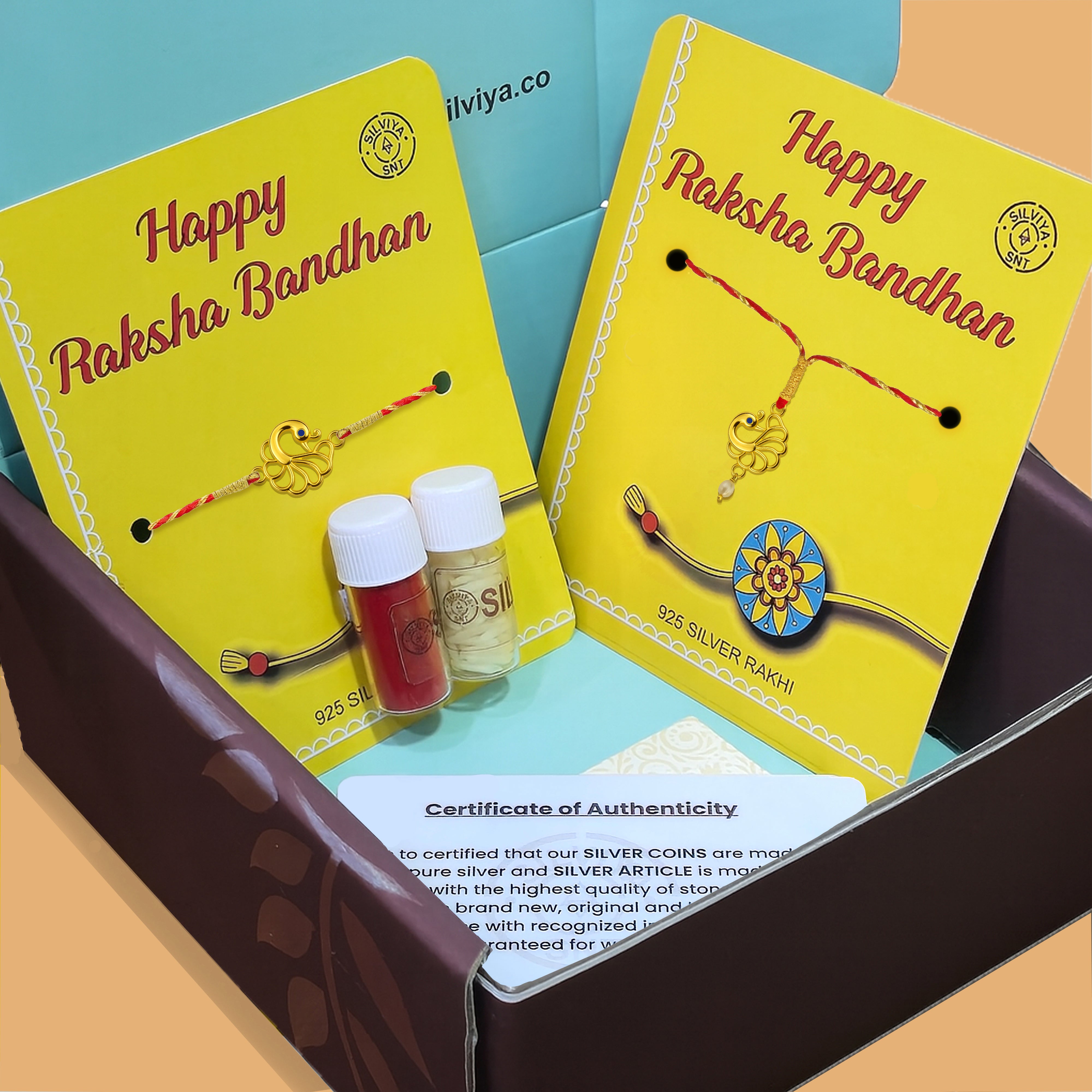 silviya rakhi packing box
