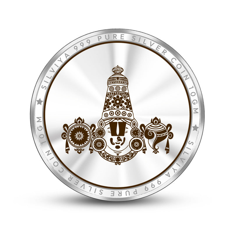 Balaji 999 Silver Coin Round Frame backside
